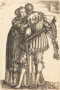 Duże tancerki ślubne autorstwa Heinrich Aldegrever