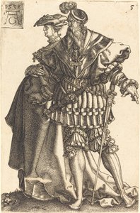 Duże tancerki ślubne autorstwa Heinrich Aldegrever