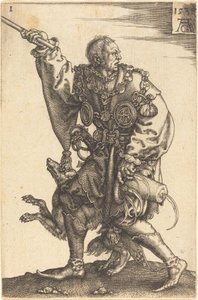 Duże tancerki ślubne, 1538. autorstwa Heinrich Aldegrever