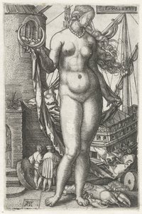 Luna (tytuł na obiekcie) Diana Siedem planet (tytuł serii) autorstwa Heinrich Aldegrever