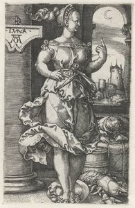 Luna (tytuł na obiekcie) autorstwa Heinrich Aldegrever