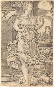 Luna. autorstwa Heinrich Aldegrever