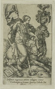 Pożądanie, od wad autorstwa Heinrich Aldegrever