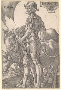 Mars, z Siedmiu planet, 1533. autorstwa Heinrich Aldegrever
