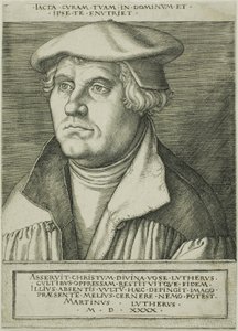 Marcin Luther autorstwa Heinrich Aldegrever