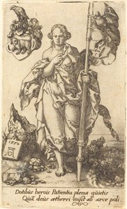 Cierpliwość, 1552. autorstwa Heinrich Aldegrever