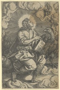 Św. Jan z Czterech Ewangelistów, 1539. autorstwa Heinrich Aldegrever