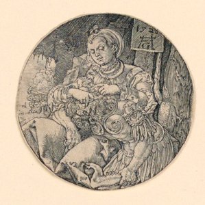 Samson i Dalila autorstwa Heinrich Aldegrever