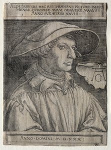 Autoportret autorstwa Heinrich Aldegrever