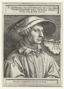 Autoportret autorstwa Heinrich Aldegrever