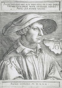 Autoportret autorstwa Heinrich Aldegrever