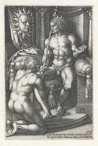 Sol Apollo Siedem planet (tytuł serii) autorstwa Heinrich Aldegrever