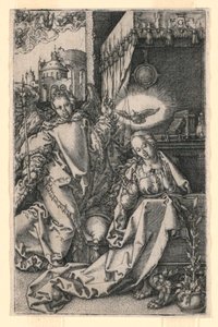 Zwiastowanie autorstwa Heinrich Aldegrever
