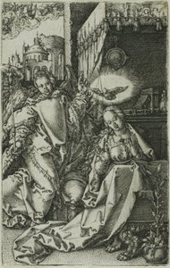 Zwiastowanie autorstwa Heinrich Aldegrever