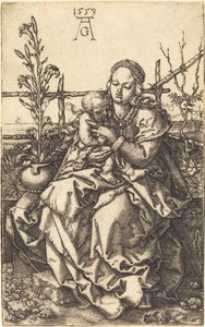Siedząca Dziewica autorstwa Heinrich Aldegrever