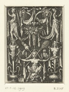 Dekoracja powierzchni z groteskami autorstwa Heinrich Aldegrever