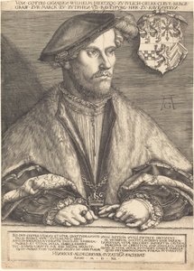 Wilhelm V, książę Julich, Cleve i Berg, 1540. autorstwa Heinrich Aldegrever