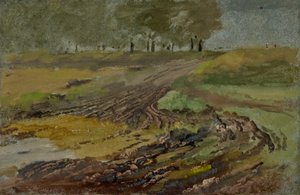 Ślady wózków w terenie autorstwa Heinrich Burkel