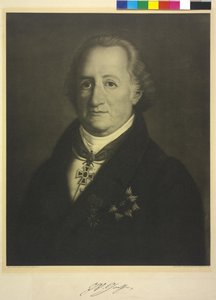 Johann Wolfgang von Goethe autorstwa Heinrich Christoph Kolbe