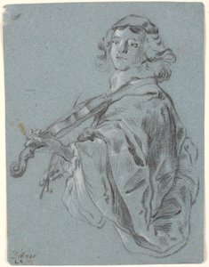 Młody skrzypek autorstwa Heinrich Dittmers