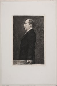 Karl Mantzius autorstwa Heinrich Dohm