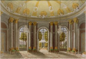 Marmurowa Sala Pałacu Sanssouci autorstwa Heinrich Hintze