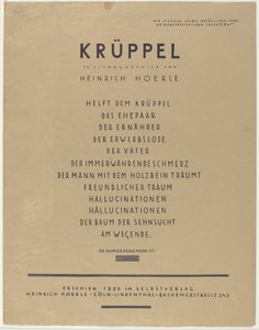 kaleki autorstwa Heinrich Hoerle