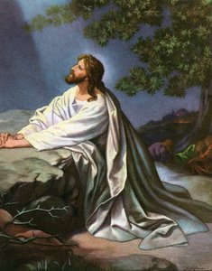 Chrystus w Ogrodzie Getsemani – Heinrich Hofmann autorstwa Heinrich Hofmann
