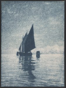 [Zacumowana żaglówka]