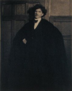 Portret Alfreda Stieglitza (1864-1946) (zdjęcie czarno-białe)
