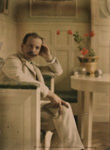 Autoportret Heinricha Kühna, autochromia