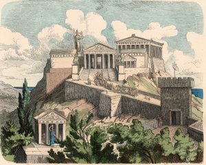 Starożytna Grecja: Ateny, Akropol - Partenon autorstwa Heinrich Leutemann
