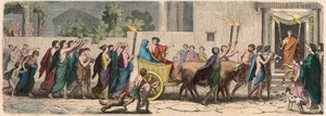 Grecki w czasach republik: procesja ślubna autorstwa Heinrich Leutemann