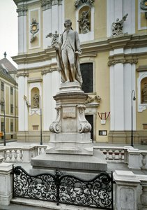 Pomnik w hołdzie austriackiemu kompozytorowi Franzowi Josephowi Haydnowi (1732-1809) zrealizowany przez Heinricha Nittera (1844-1892) 1887 Wiedeń, Austria autorstwa Heinrich Natter