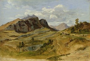 Pejzaż w Civitella, 1822 (olej na papierze na tekturze)