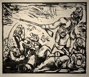 Scena wojny autorstwa Heinrich Steinhagen