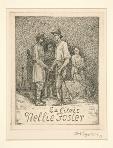 Ekslibrisy autorstwa Heinrich Vogeler