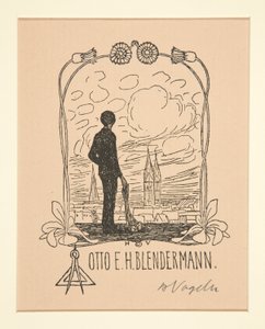 Ekslibrisy autorstwa Heinrich Vogeler