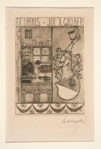 Ekslibrisy autorstwa Heinrich Vogeler
