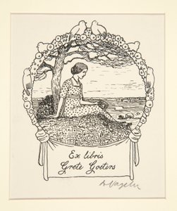 Ekslibrisy autorstwa Heinrich Vogeler