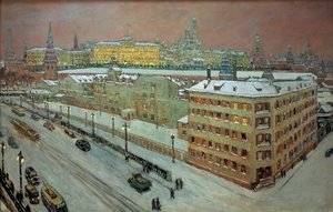 Moskwa nocą, 1939.