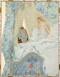 Księżniczka na ziarnku grochu z Opowieści Hansa Christiana Andersena, wyd. 1911