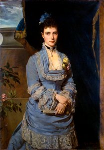 Portret wielkiej księżnej Marii Fiodorowny, księżnej Dagmar Danii, 1847-1928, 1874.