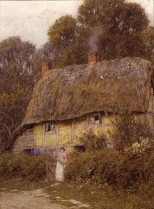 Domek Berkshire autorstwa Helen Allingham