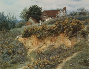 W Sandhills, Witley autorstwa Helen Allingham