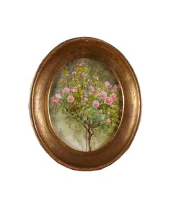 Krzak róży (akwarela na papierze) autorstwa Helen Allingham