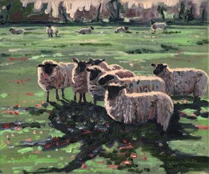Ciekawe Stado I, 2009, autorstwa Helen White