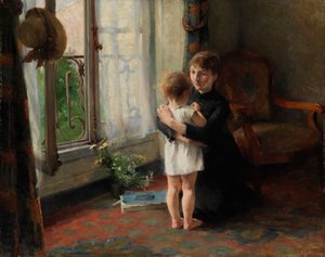 Matka i dziecko autorstwa Helene Schjerfbeck