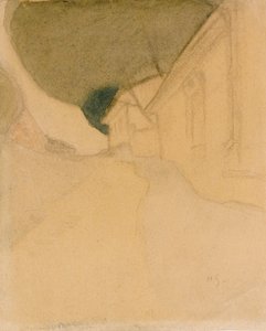 Zaułek Zamkowy, Tammisaari autorstwa Helene Schjerfbeck