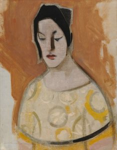 Wróżka (Kobieta w żółtej sukience) autorstwa Helene Schjerfbeck